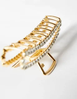 FEMME BERSHKA Accessoires cheveux*Barrette cheveux métal strass