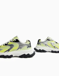 FEMME BERSHKA Survêtement*Baskets bimatière mesh