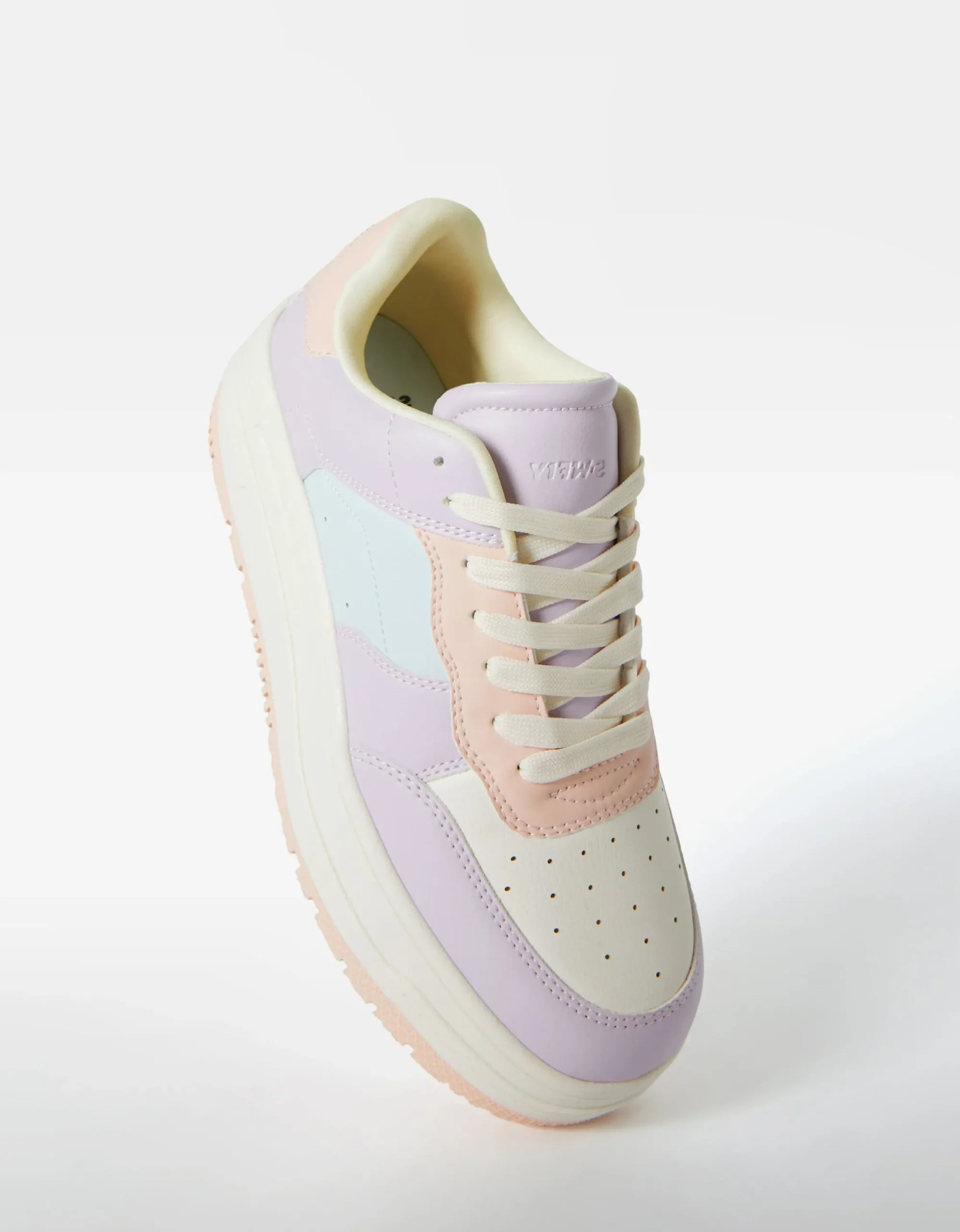 FEMME BERSHKA BSK Teen*Baskets plateforme bimatière