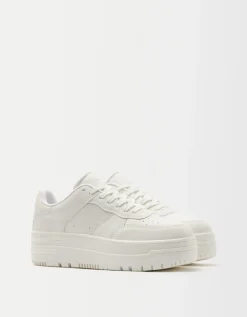 FEMME BERSHKA BSK Teen*Baskets plateforme unies