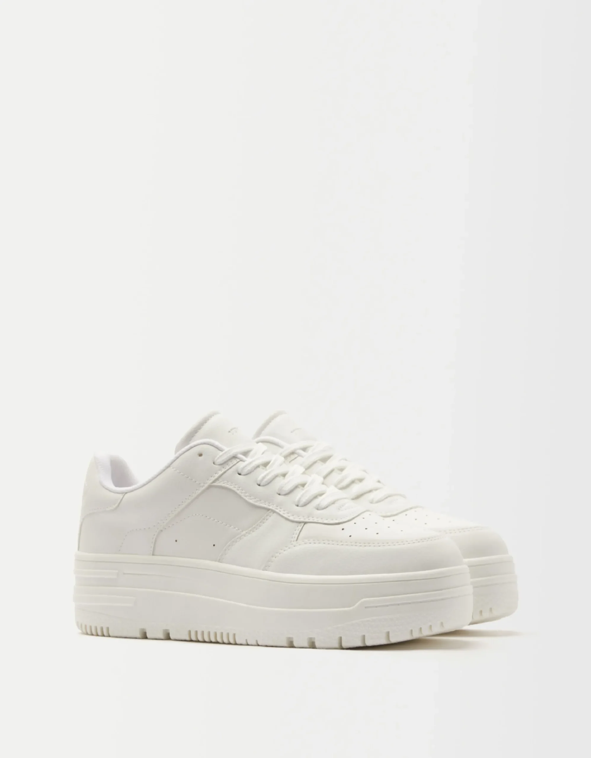 FEMME BERSHKA BSK Teen*Baskets plateforme unies