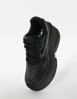 FEMME BERSHKA Best sellers*Baskets plateforme XL chaîne