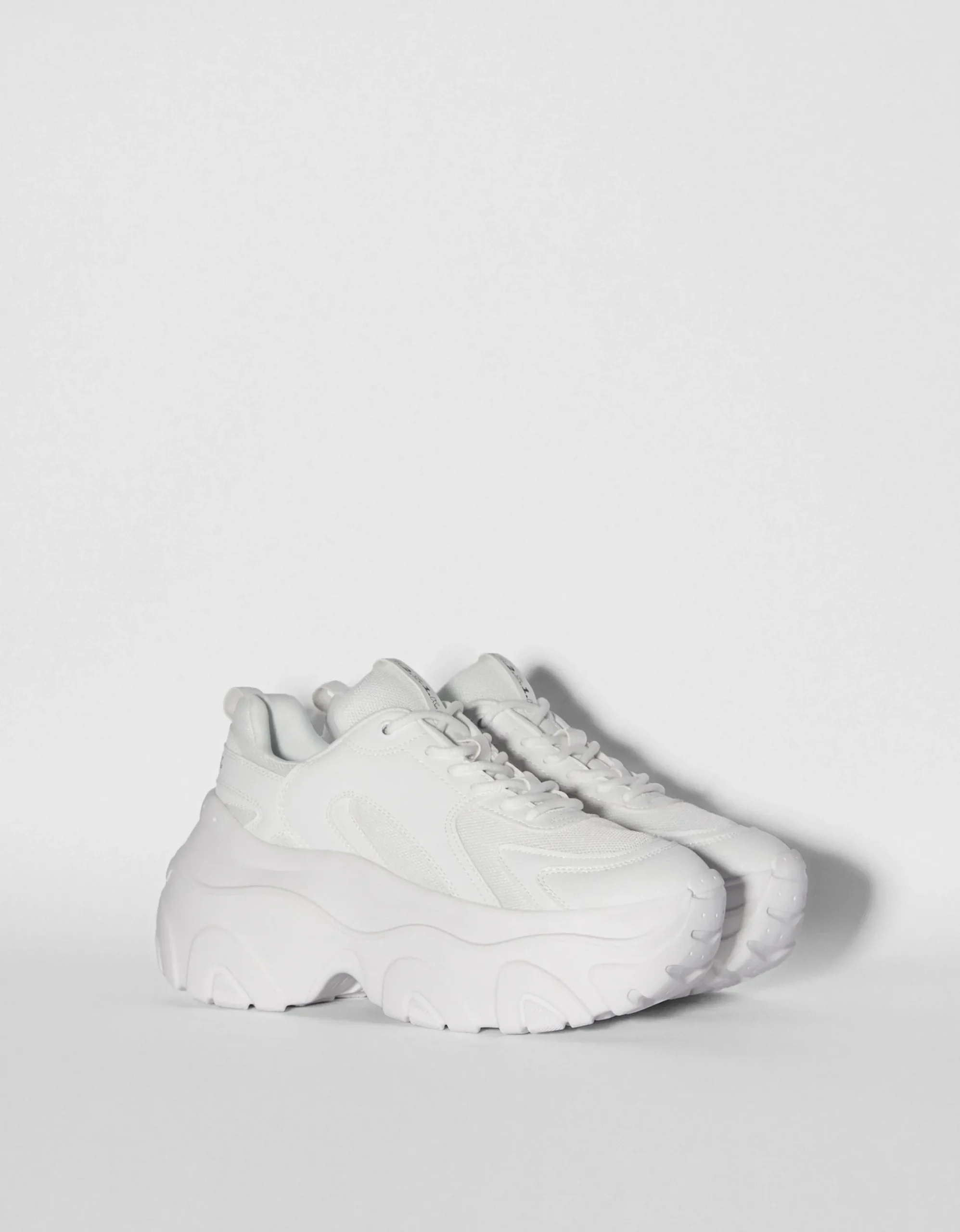 FEMME BERSHKA Baskets*Baskets semelle XL avec mesh