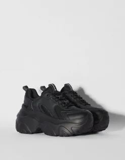 FEMME BERSHKA Best sellers*Baskets semelle XL avec mesh