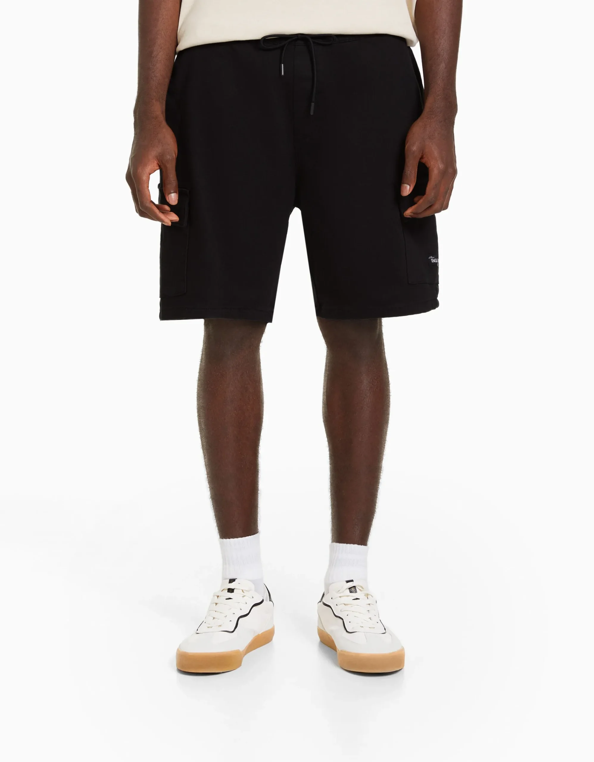 HOMME BERSHKA Bermudas*Bermuda jogger cargo