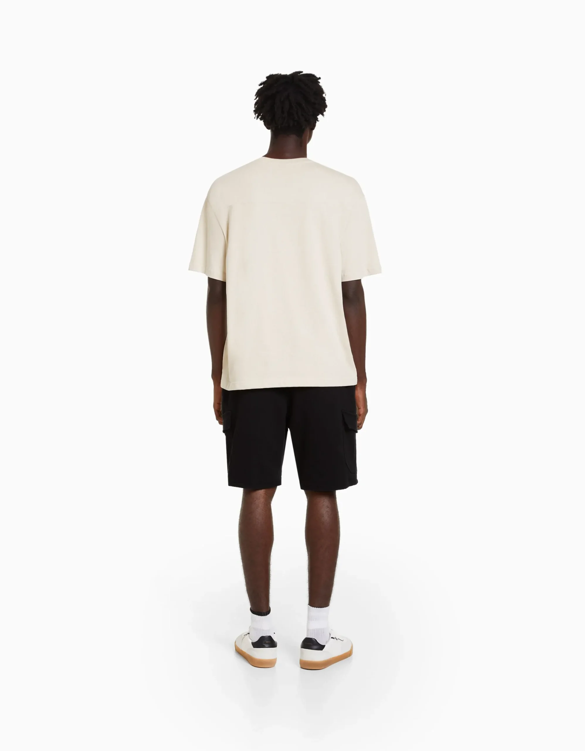 HOMME BERSHKA Bermudas*Bermuda jogger cargo