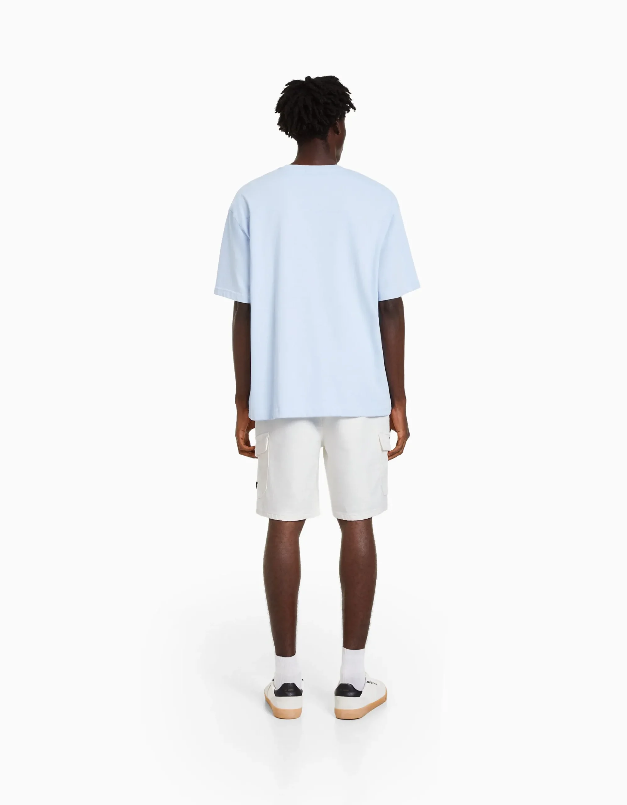 HOMME BERSHKA Bermudas*Bermuda jogger cargo