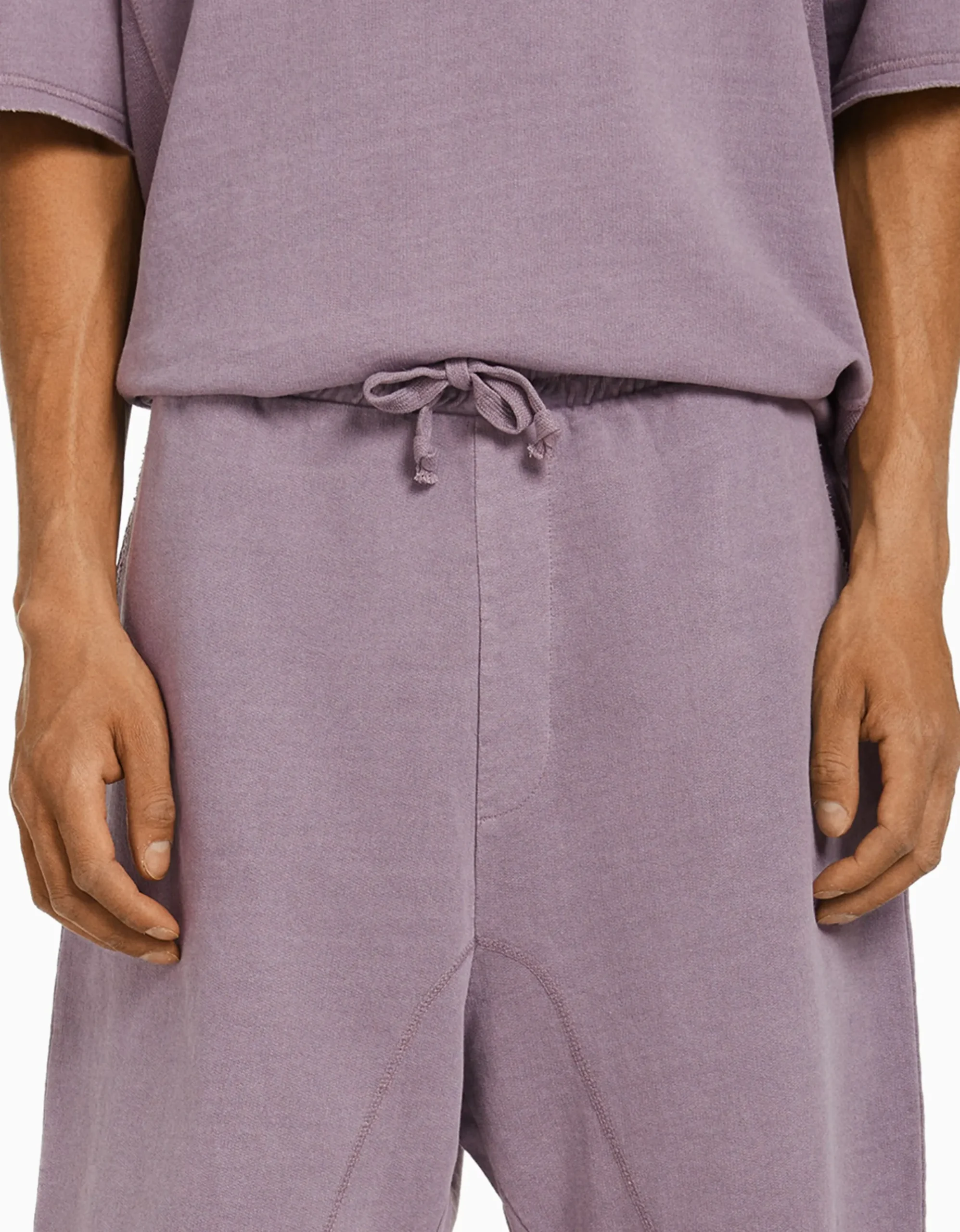 HOMME BERSHKA Bermudas*Bermuda molleton effet délavé