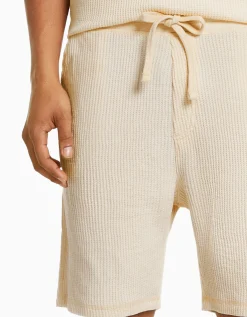 HOMME BERSHKA Bermudas*Bermuda molleton gaufré