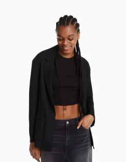 FEMME BERSHKA Vestes*Blazer fluide coupe féminine