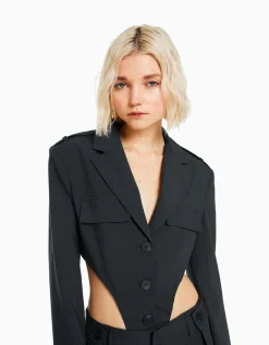 FEMME BERSHKA Vêtements*Blazer tailoring body