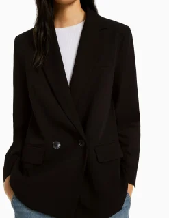 FEMME BERSHKA Vestes*Blazer tailoring croisé regular fit coupe féminine