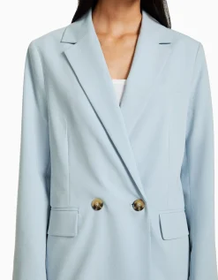 FEMME BERSHKA Vestes*Blazer tailoring croisé regular fit coupe féminine