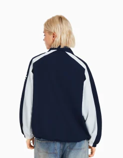 FEMME BERSHKA Vêtements*Blouson bandes contrastes