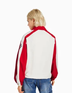 FEMME BERSHKA Vêtements*Blouson bandes contrastes