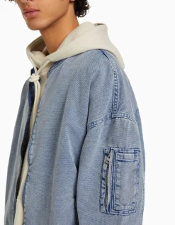 HOMME BERSHKA Blousons et manteaux*Blouson bomber coton