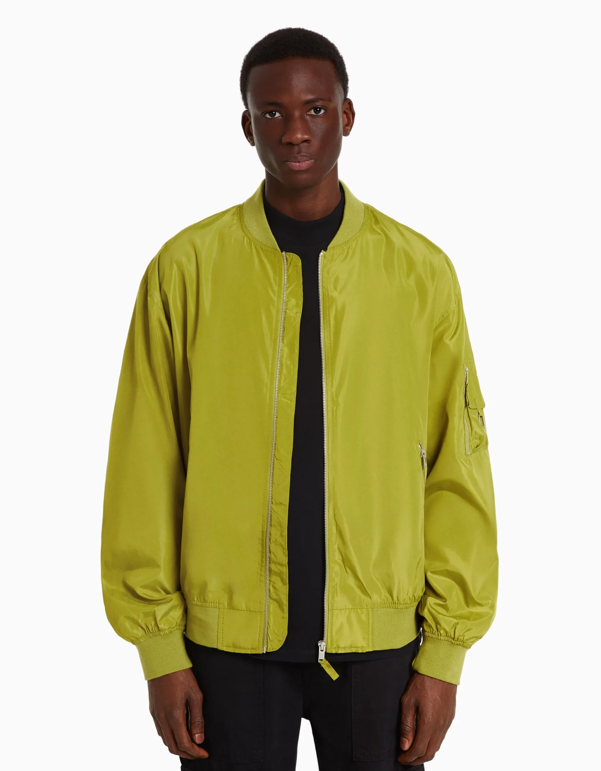 HOMME BERSHKA Blousons et manteaux*Blouson bomber léger