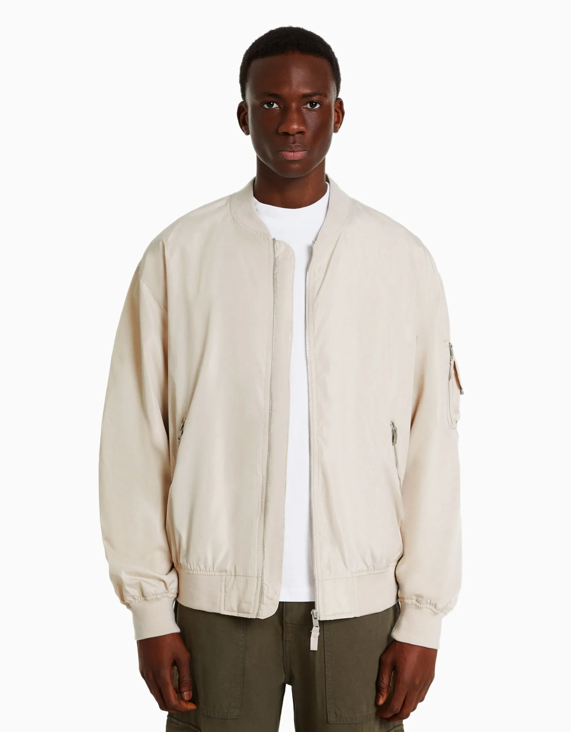 HOMME BERSHKA Blousons et manteaux*Blouson bomber léger