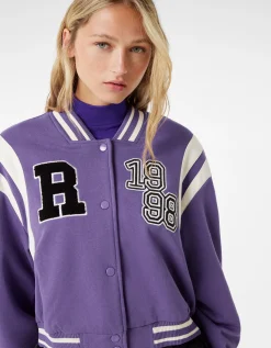 FEMME BERSHKA Vestes*Blouson cropped varsity