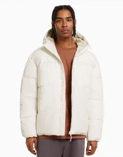 HOMME BERSHKA Blousons et manteaux*Blouson doudoune capuche