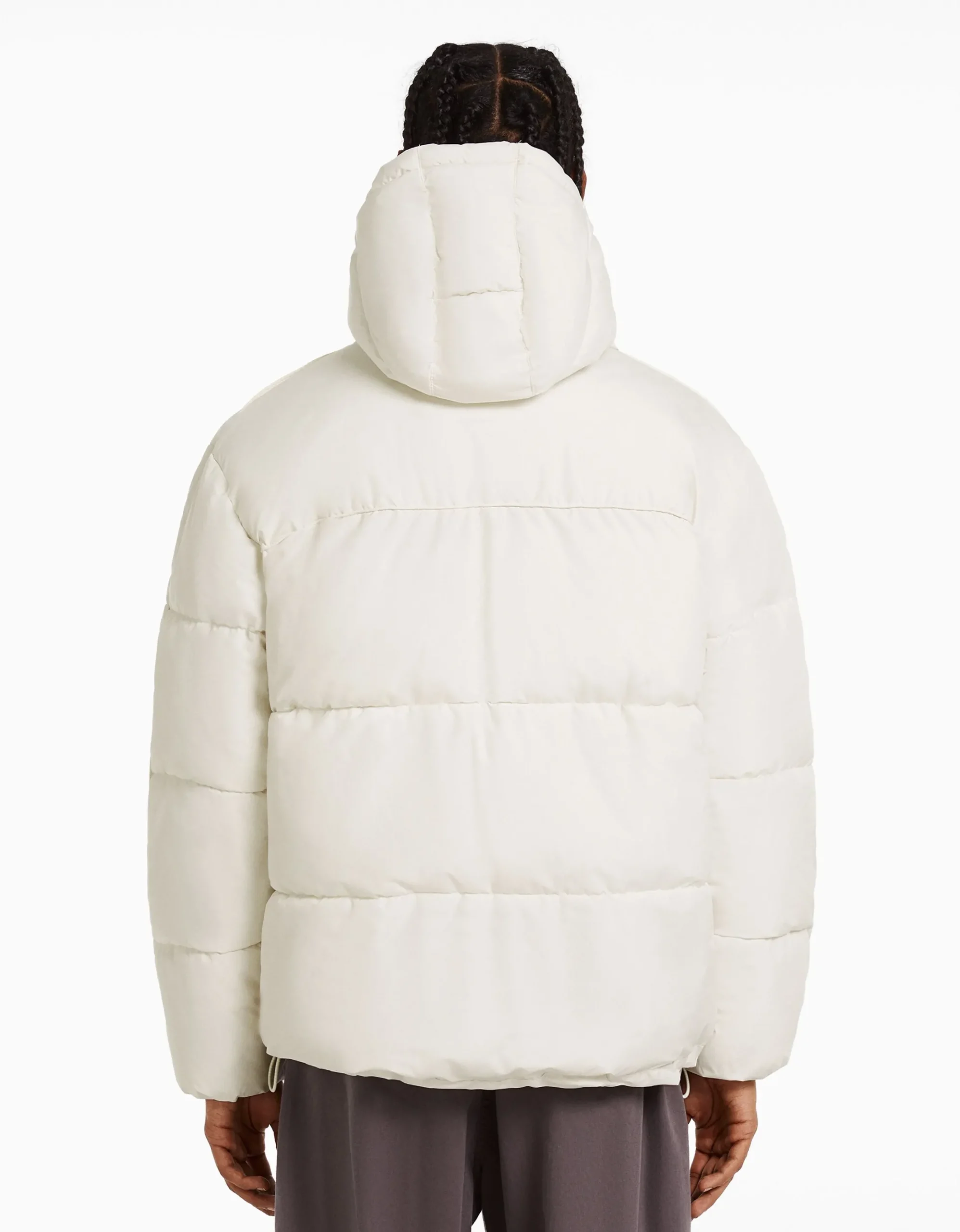 HOMME BERSHKA Blousons et manteaux*Blouson doudoune capuche