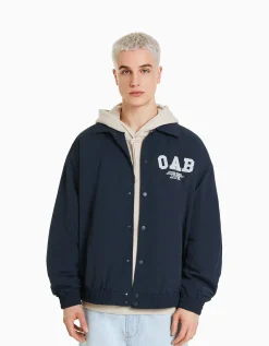 HOMME BERSHKA Vêtements*Blouson léger effet nylon