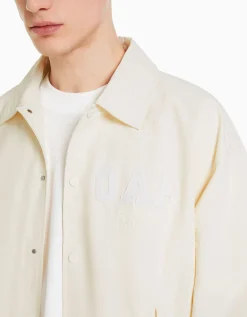 HOMME BERSHKA Vêtements*Blouson léger effet nylon