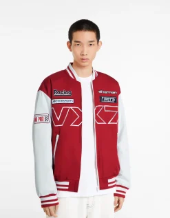 HOMME BERSHKA Blousons et manteaux*Blouson racing effet nylon