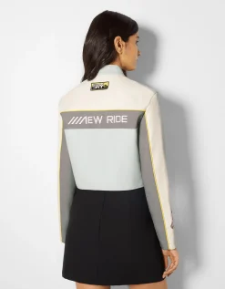 FEMME BERSHKA Vestes*Blouson racing similicuir