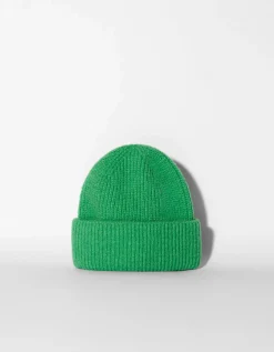 FEMME BERSHKA Join Life*Bonnet maille bord-côte