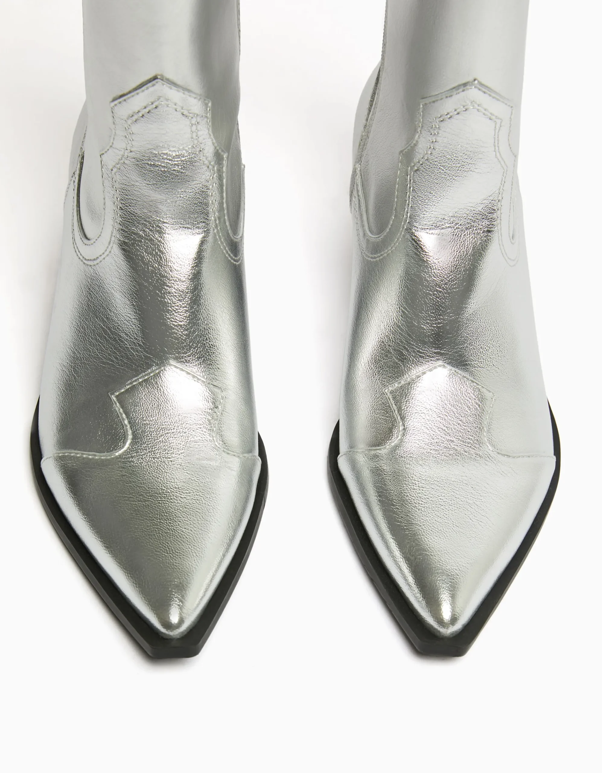 FEMME BERSHKA Chaussures*Bottines cowboy à talon
