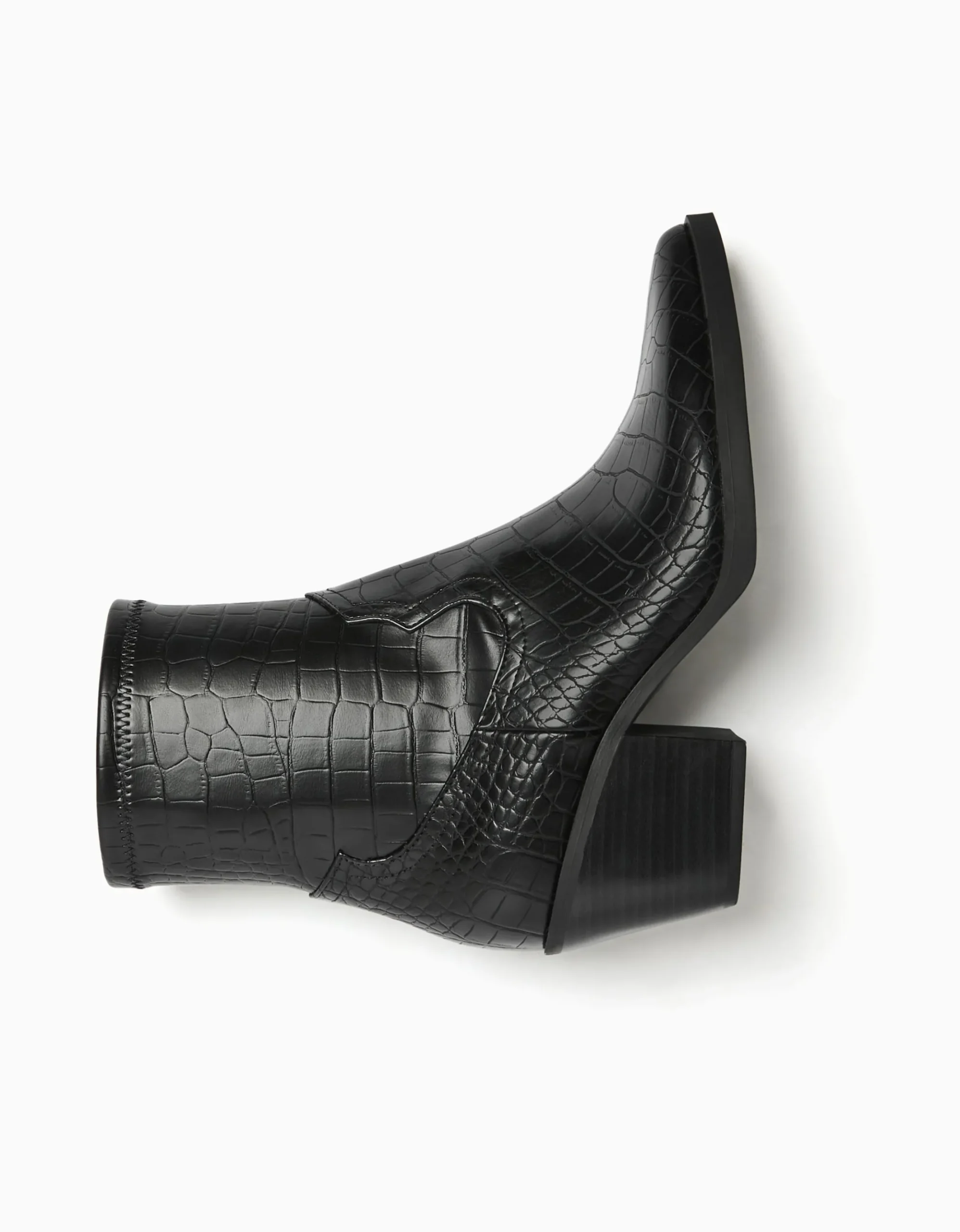 FEMME BERSHKA Cowboy*Bottines cowboy gravure motif animal