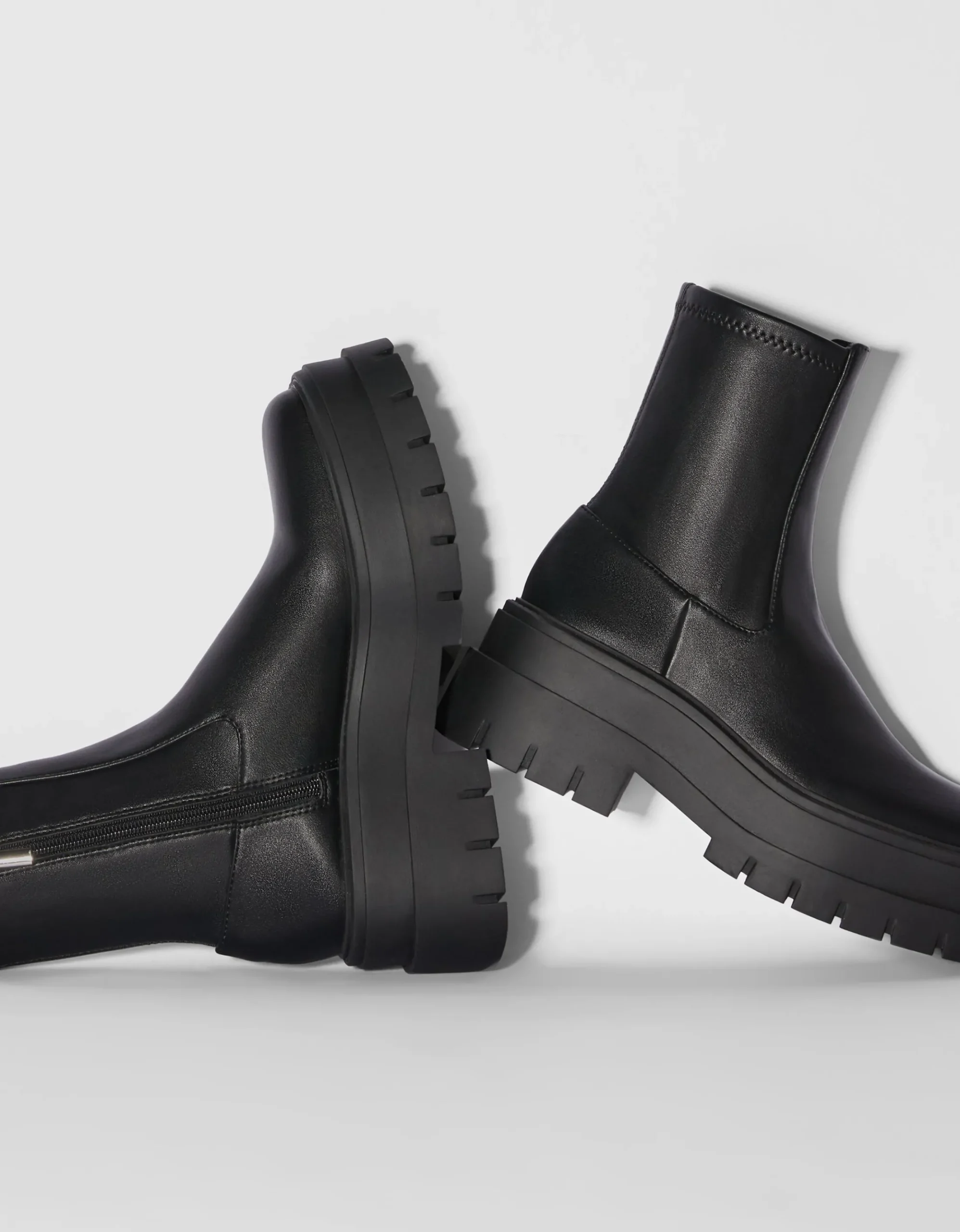 FEMME BERSHKA Chaussures*Bottines plateforme moulantes