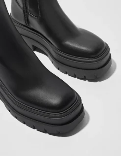 FEMME BERSHKA Chaussures*Bottines plateforme moulantes