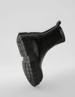 FEMME BERSHKA Similicuir*Bottines plateforme moulantes