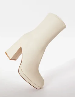 FEMME BERSHKA Shoes Arrival*Bottines talon moulantes mini plateforme