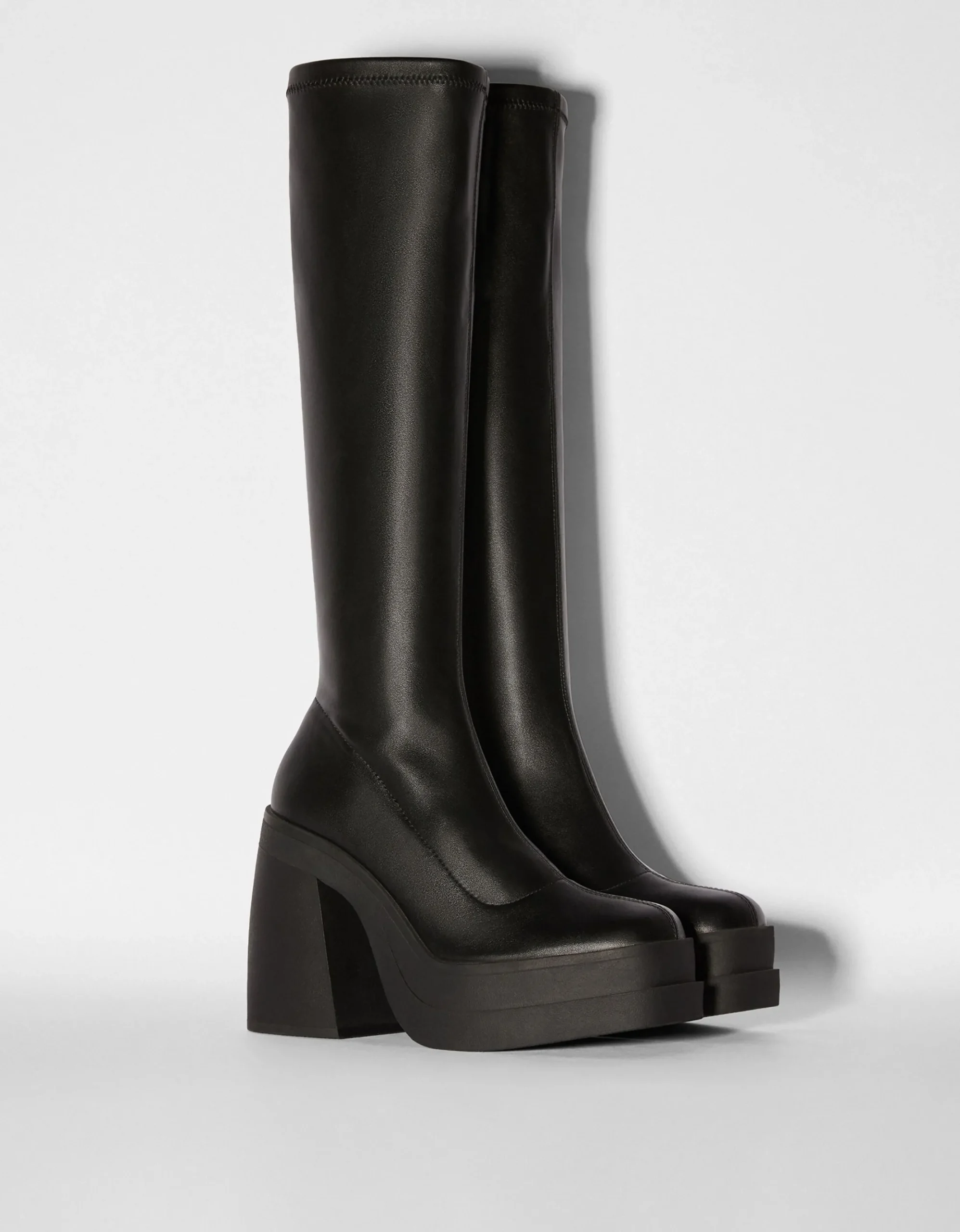 FEMME BERSHKA Bottes*Bottines talon plateforme moulantes