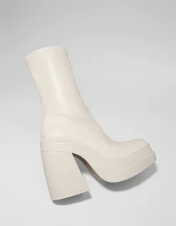 FEMME BERSHKA Bottes et bottines*Bottines talon plateforme moulantes