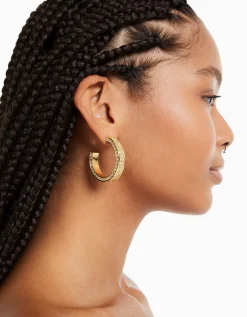 FEMME BERSHKA Tout voir*Boucles d’eilles anneaux pierres fantaisie