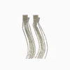 FEMME BERSHKA Party*Boucles d’oreilles cascade pierres fantaisie