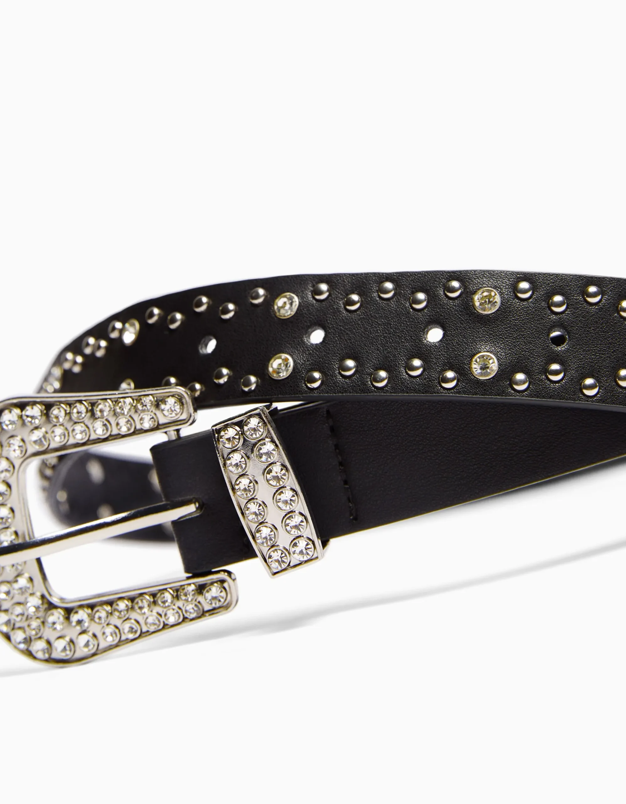 FEMME BERSHKA Ceintures*Ceinture rivets strass