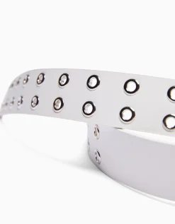FEMME BERSHKA Similicuir*Ceinture similicuir œillets