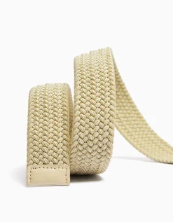 HOMME BERSHKA Tout voir*Ceinture tressée de couleur