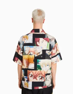 HOMME BERSHKA Tokyo Revengers*Chemise manches courtes imprimé TOKYO REVENGERS
