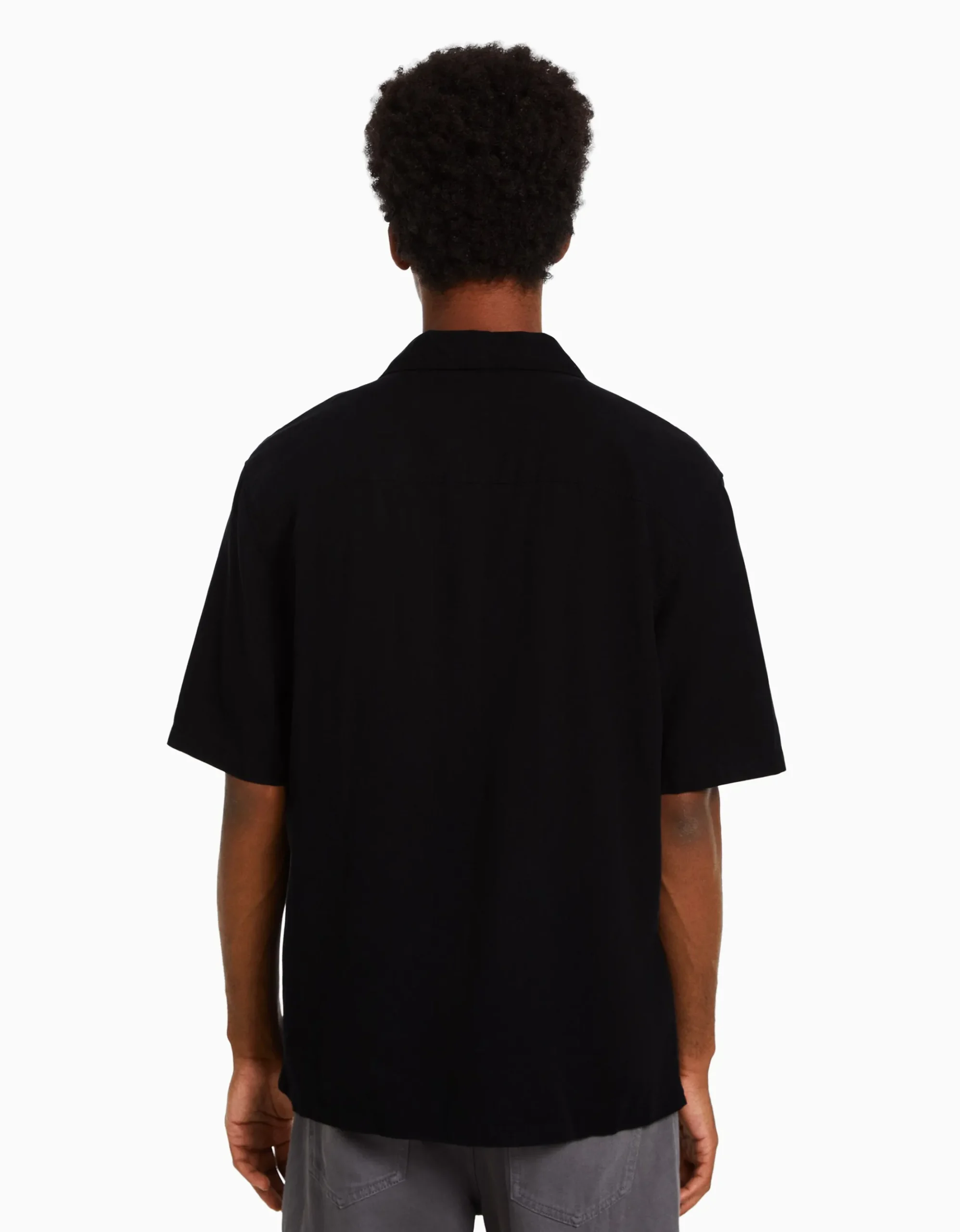 HOMME BERSHKA Chemises*Chemisette loose fit rustique