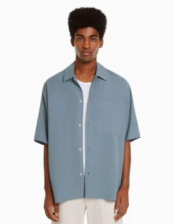 HOMME BERSHKA Chemises*Chemisette relaxed fit