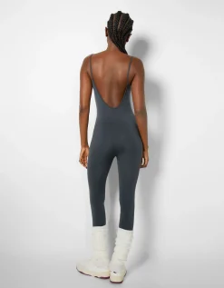 FEMME BERSHKA Robes*Combi-pantalon bretelles fines seamless