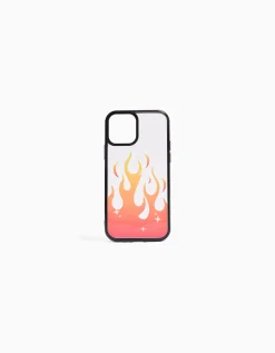 FEMME BERSHKA Tout voir*Coque mobile imprimé flammes