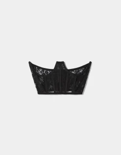 FEMME BERSHKA Ceintures*Corset dentelle