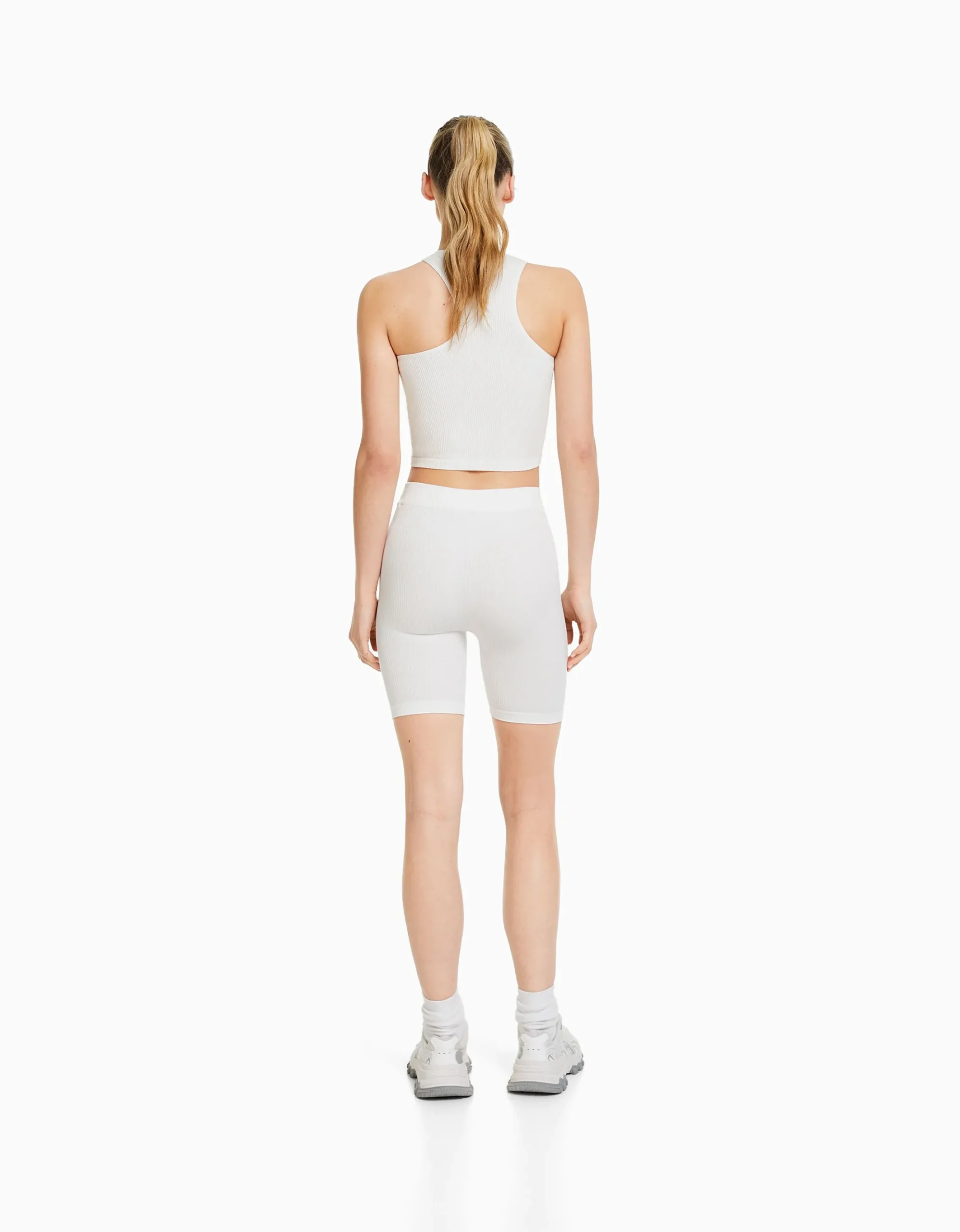 FEMME BERSHKA Survêtement*Cycliste seamless bord-côte